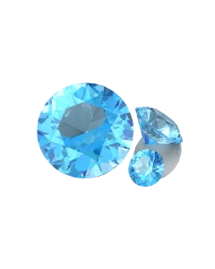 Grafik von Aquamarin Edelsteinen