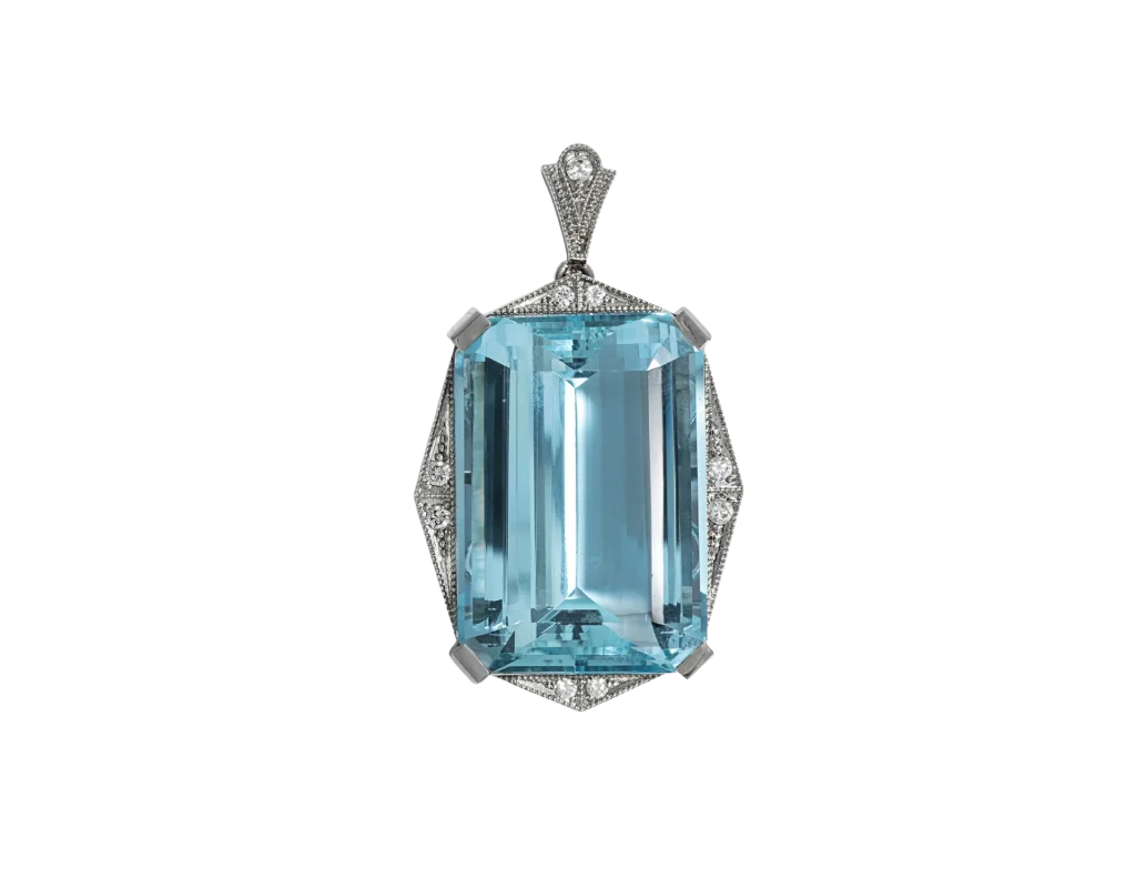 Santa Maria Aquamarin als Schmuck